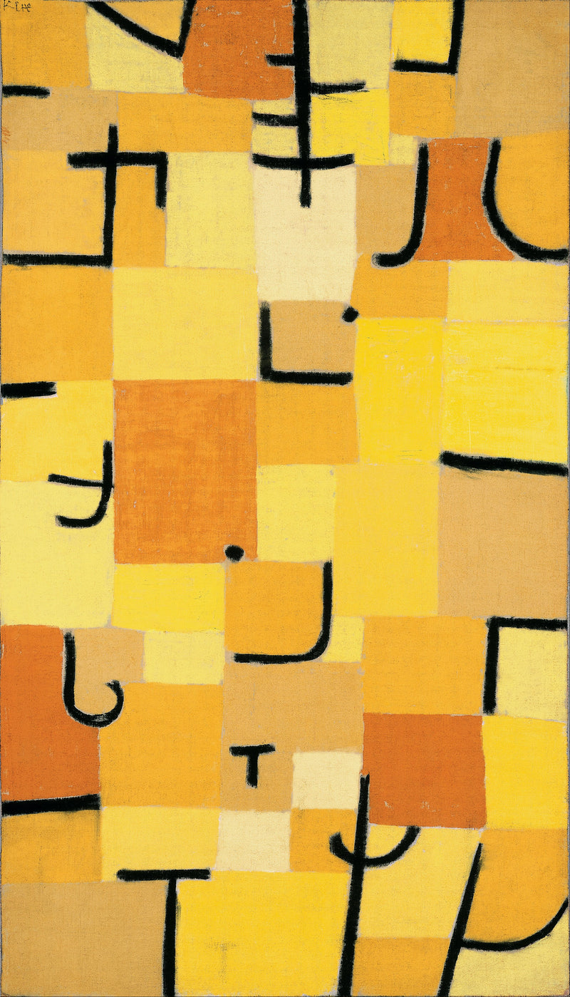 Signs In Yellow - Paul Klee