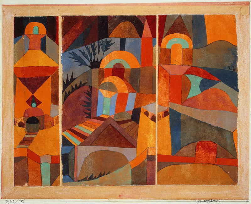Gardens of the Temple - Paul Klee