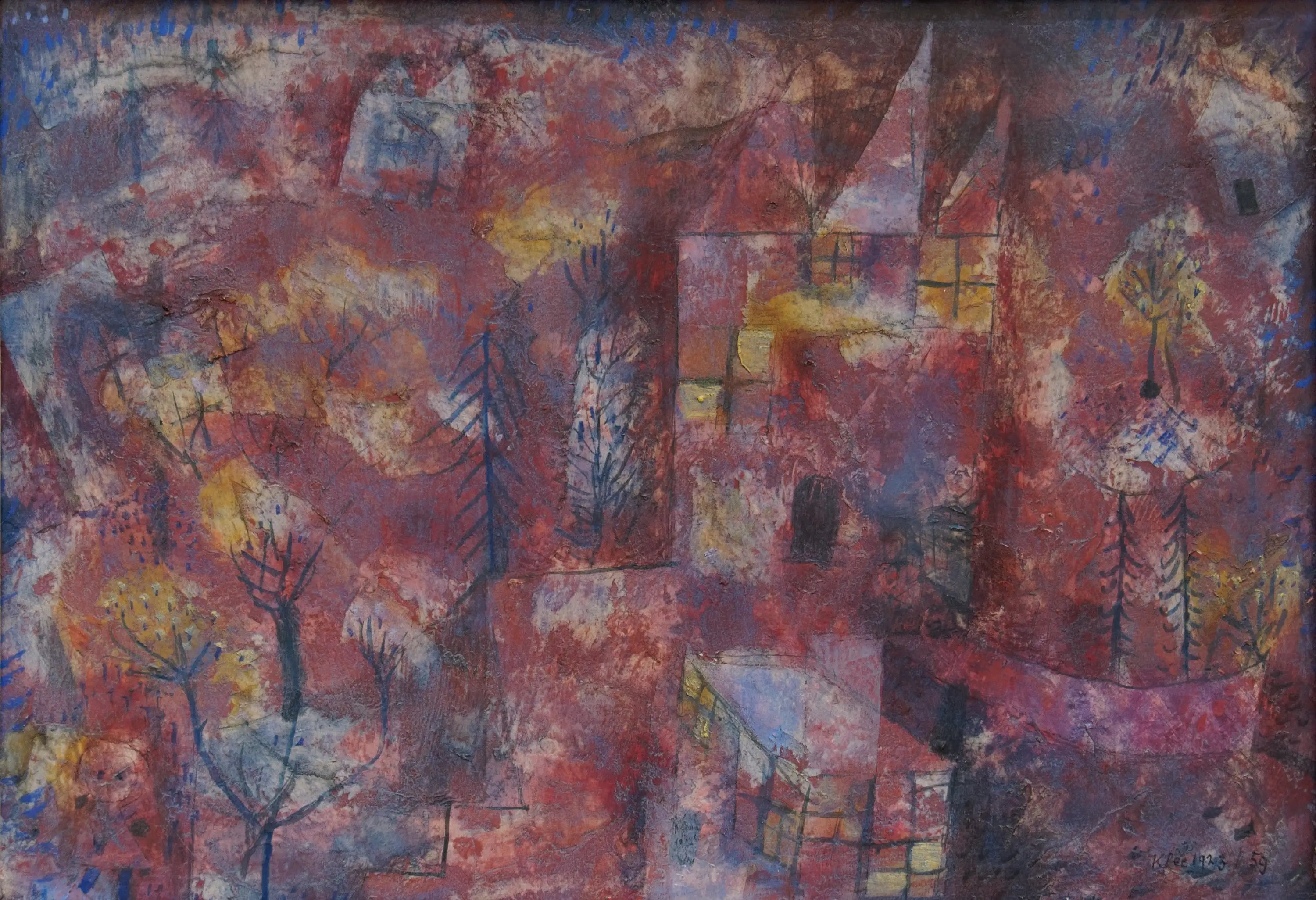 paysage à l’enfant - Paul Klee - Alpha Reproduction