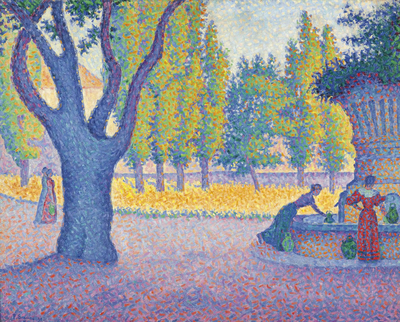 Saint-Tropez, fountain of the Lices - Paul Signac