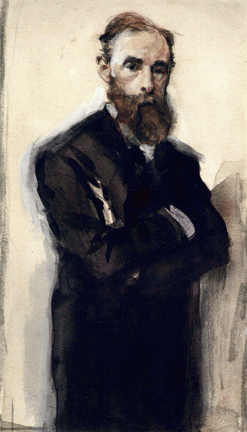 Portrait of Pavel Tretyakov - Valentin Serov