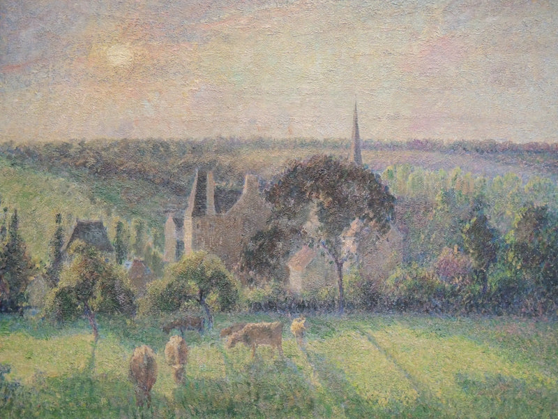 Landscape at Éragny - Camille Pissarro
