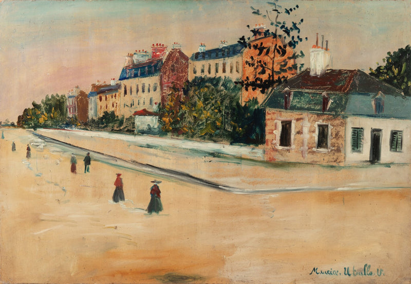 Paysage de banlieue (1917) - Maurice Utrillo