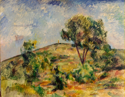 Reproduction du tableau « Paysage près d'Aix avec la tour de César - Paul Cézanne » par Alpha Reproduction en peinture à l’huile