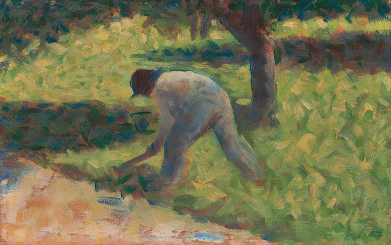 Peasant with a Hoe - Georges Seurat