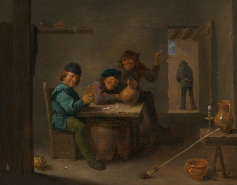 Peasants in a Tavern - David Teniers the Younger