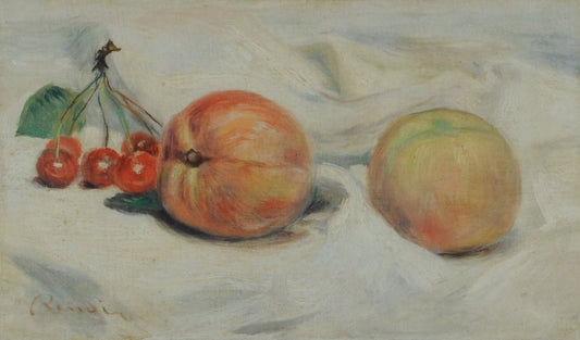 Reproduction du tableau « Pêches et cerises - Pierre-Auguste Renoir » par Alpha Reproduction en peinture à l’huile