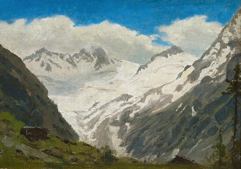 Snowy Mountains. Tyrol. - Peder Severin Krøyer
