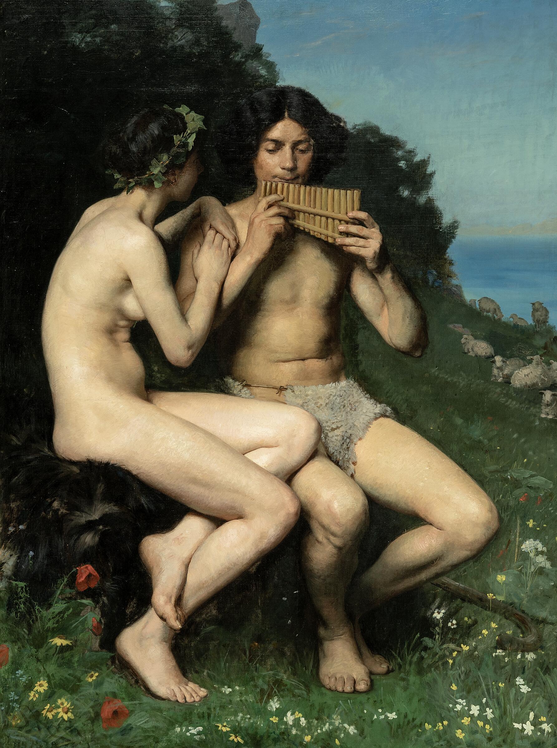 Daphnis and Chloë. - Peder Severin Krøyer