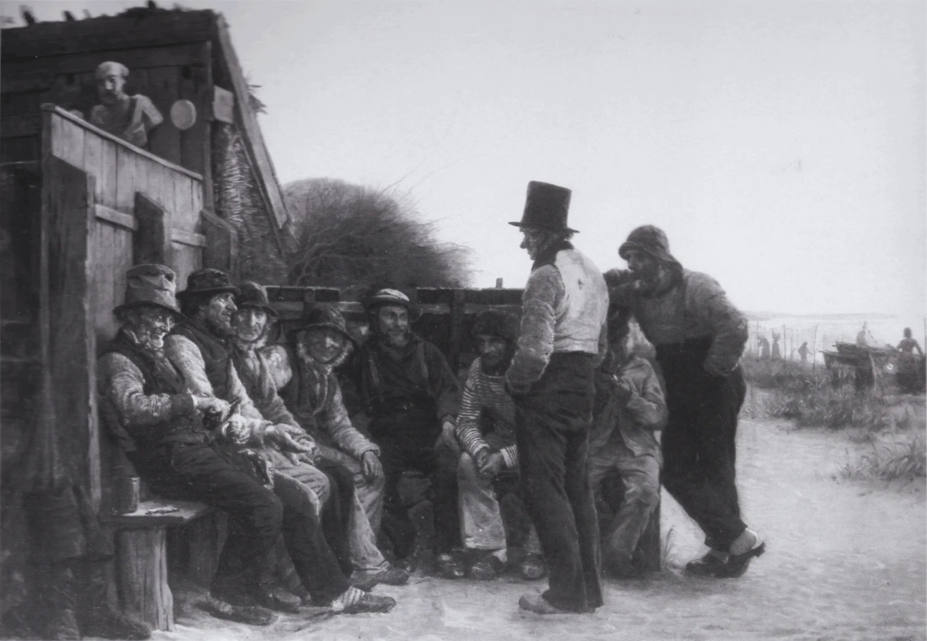 Pêcheurs à Stokken à Hornbæk. - Peder Severin Krøyer - Alpha Reproduction