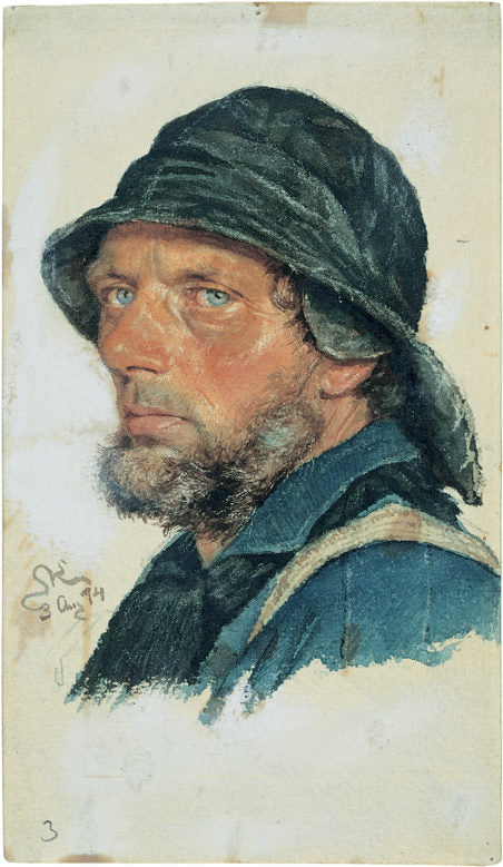Un pêcheur de Hornbæk. - Peder Severin Krøyer