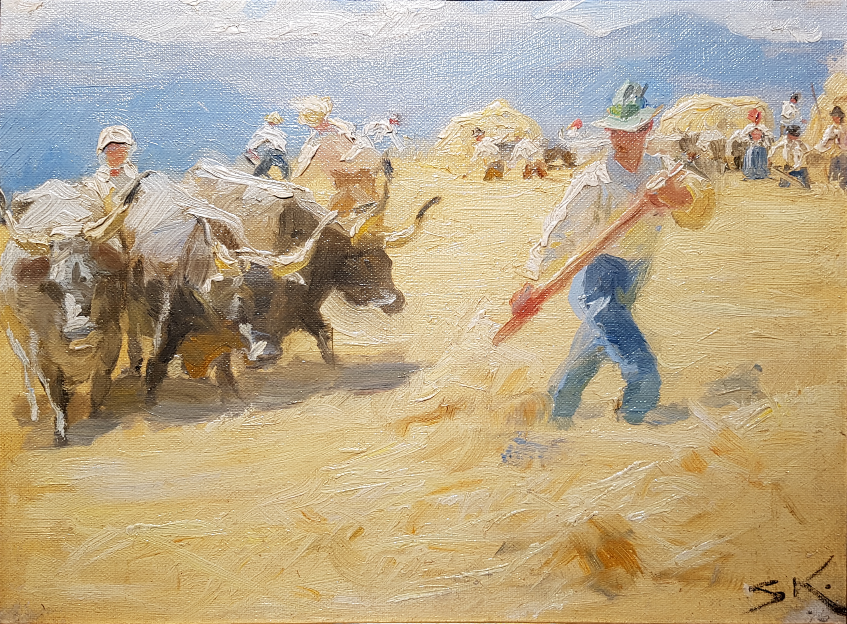 Beaten in the Abruzzo. Study. - Peder Severin Krøyer