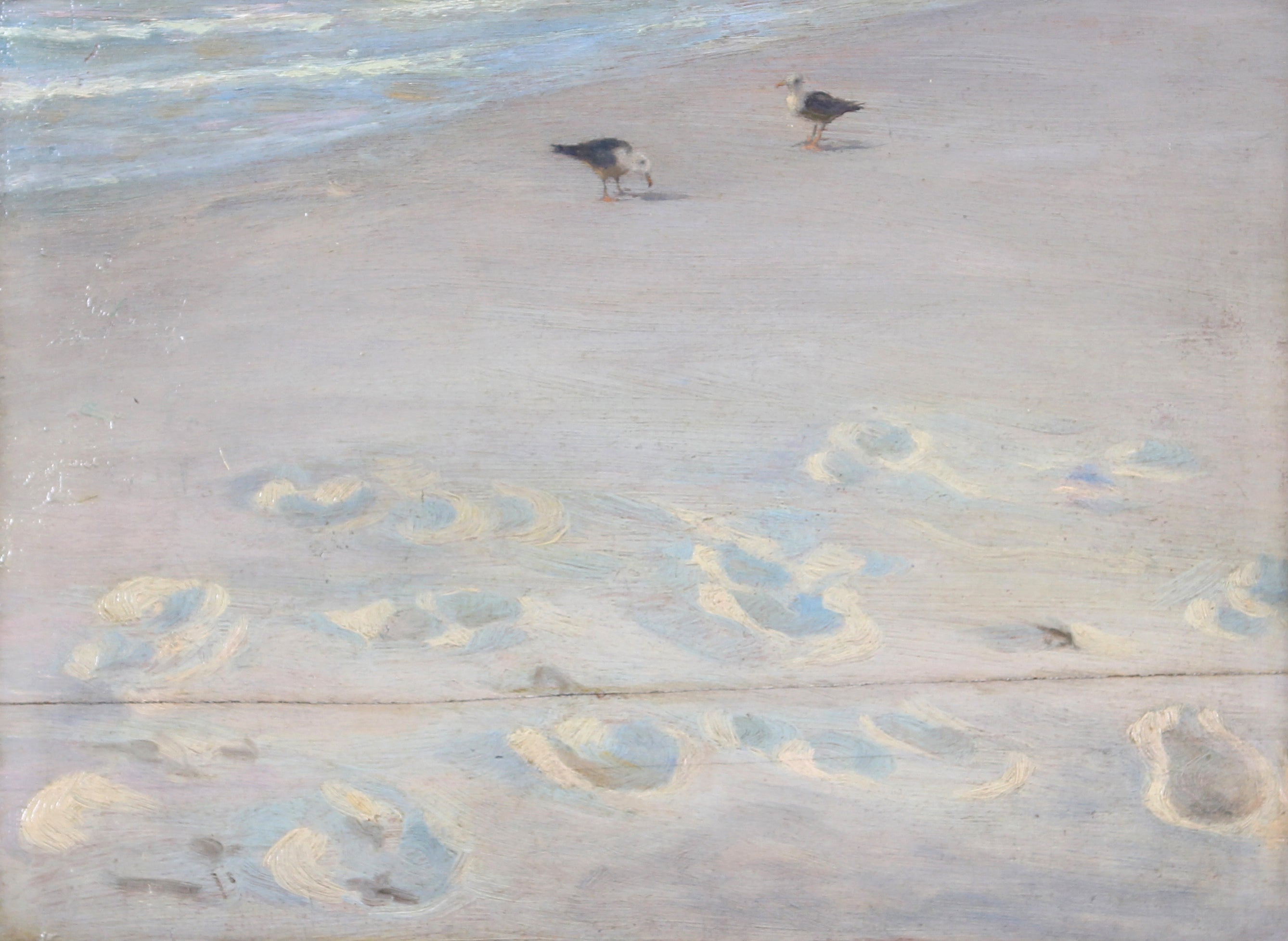 Footprints in the Sand - Peder Severin Krøyer