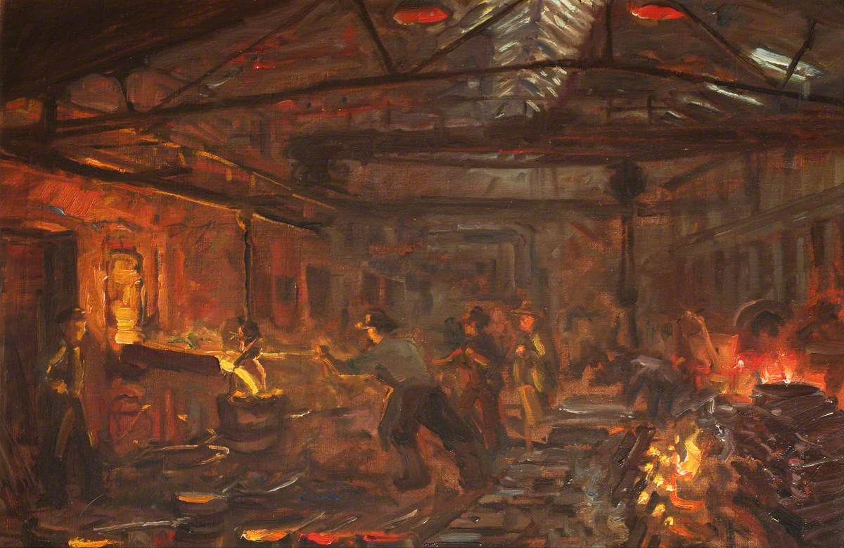 Burmeister and Wain Iron Foundry - Peder Severin Krøyer