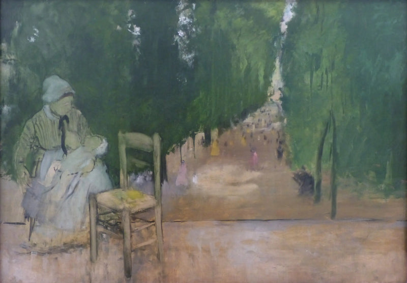 A Nurse in the Luxembourg Garden - Edgar Degas