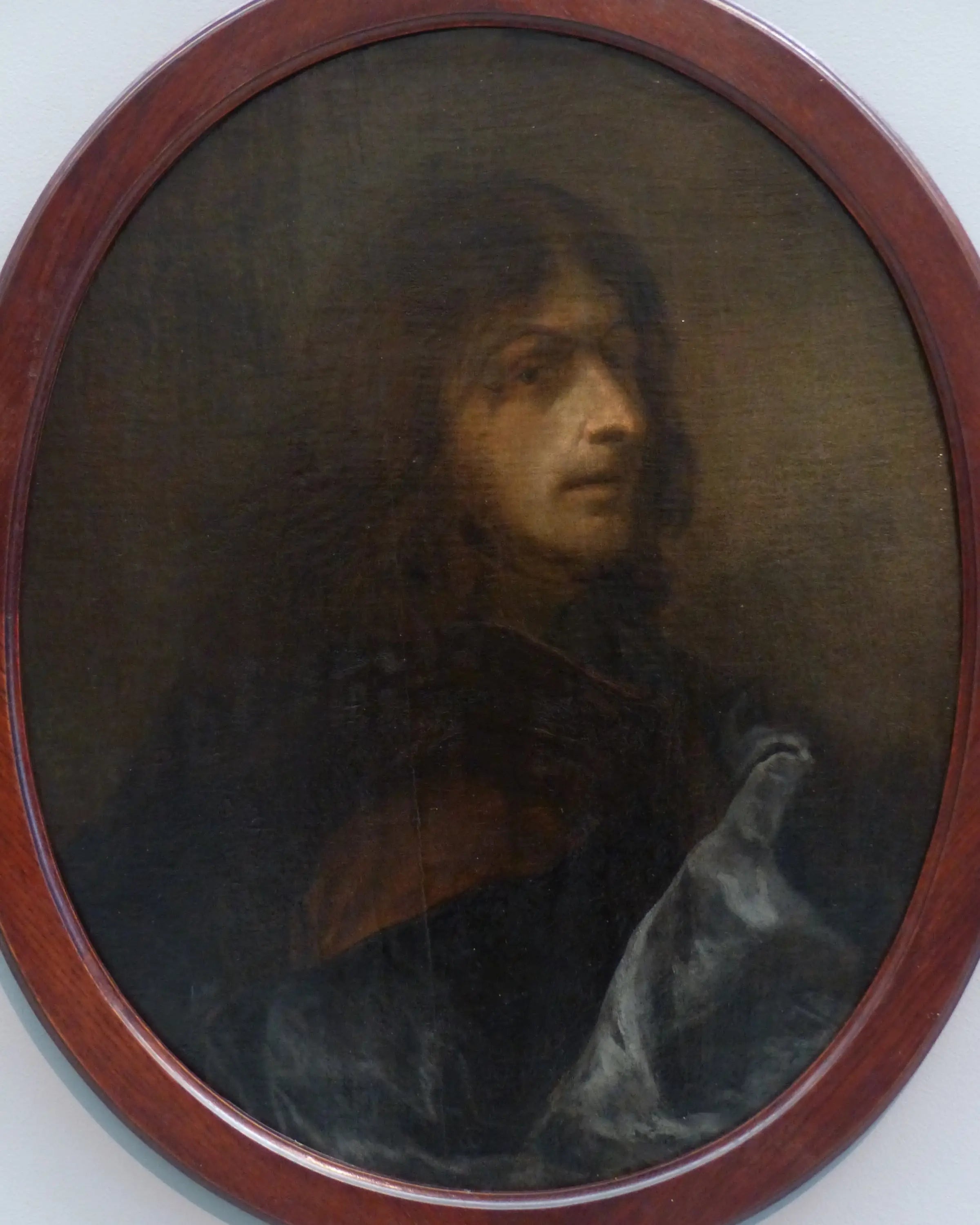 Autoportrait de Sébastien Bourdon - Hyacinthe Rigaud - Alpha Reproduction