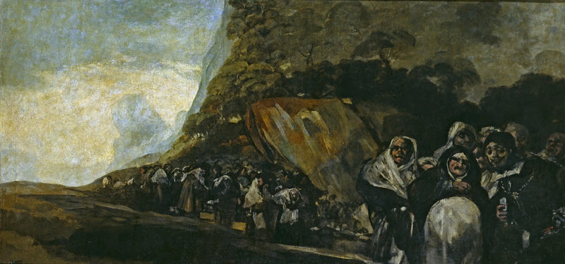 Procession of the Holy Office - Francisco de Goya