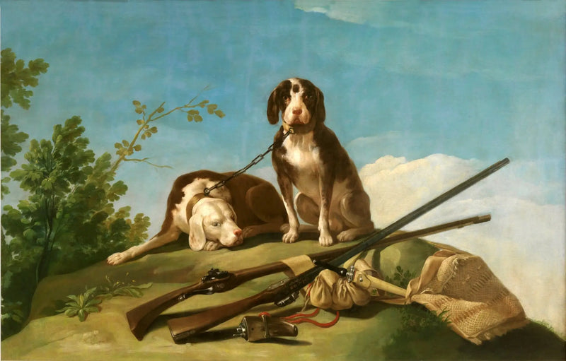 Dogs and Hunting Tools - Francisco de Goya