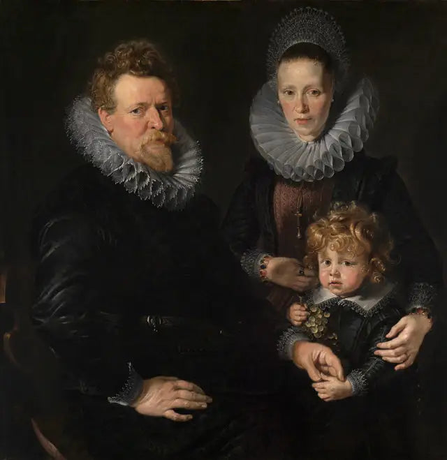 Portrait of a married couple with a child - Peter Paul Rubens
