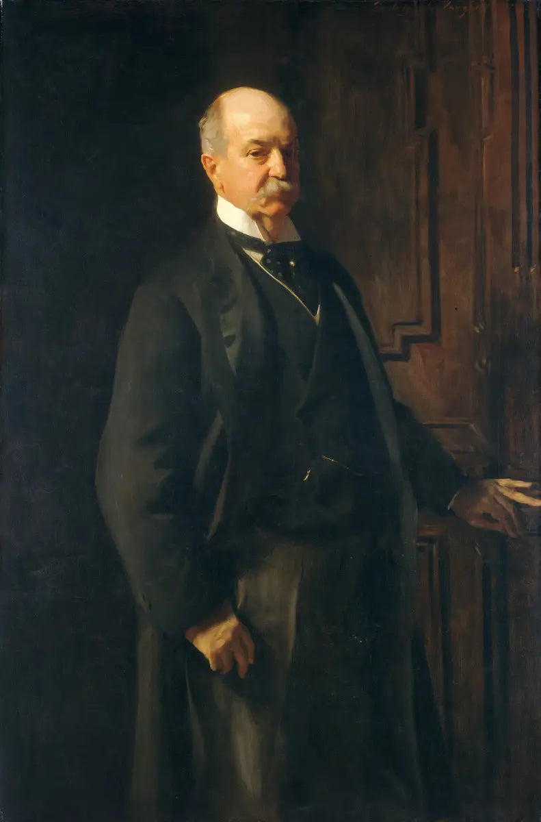 Reproduction du tableau « Peter A. B. Widener - John Singer Sargent » par Alpha Reproduction en peinture à l’huile