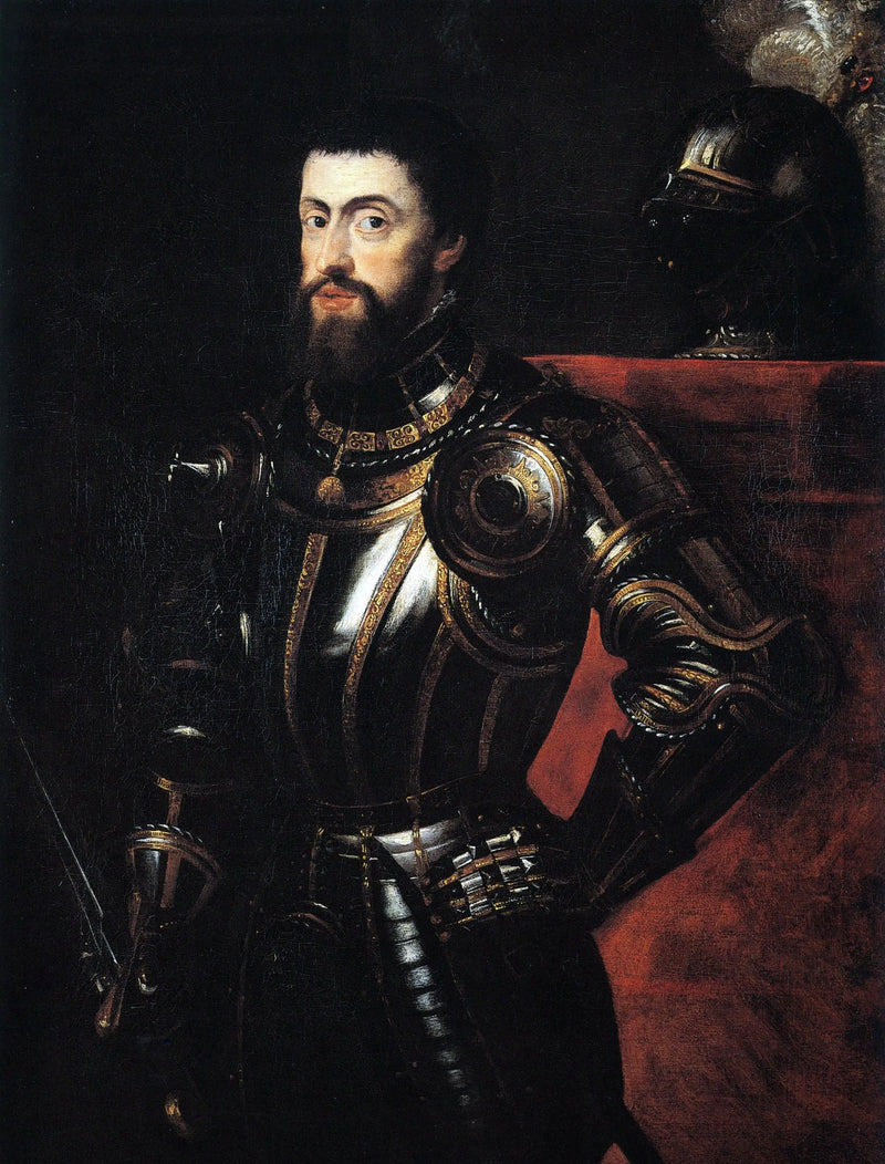 Portrait of Charles V - Peter Paul Rubens