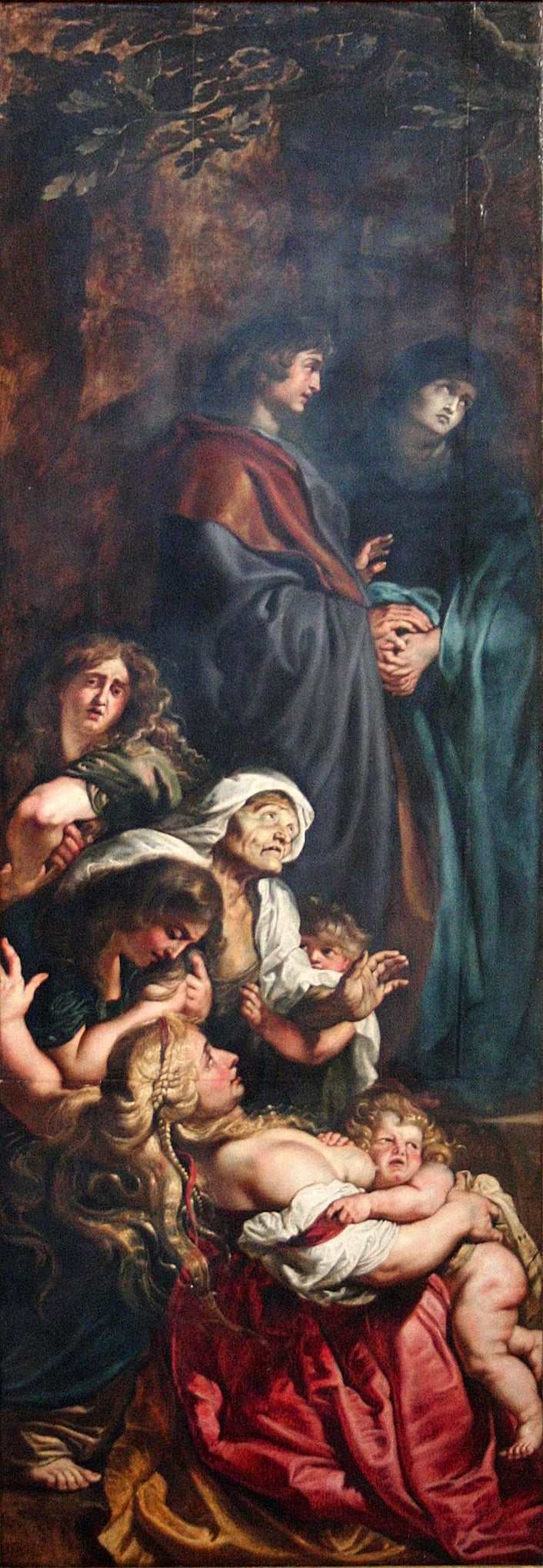 Elevation of the Cross (left panel) - Peter Paul Rubens