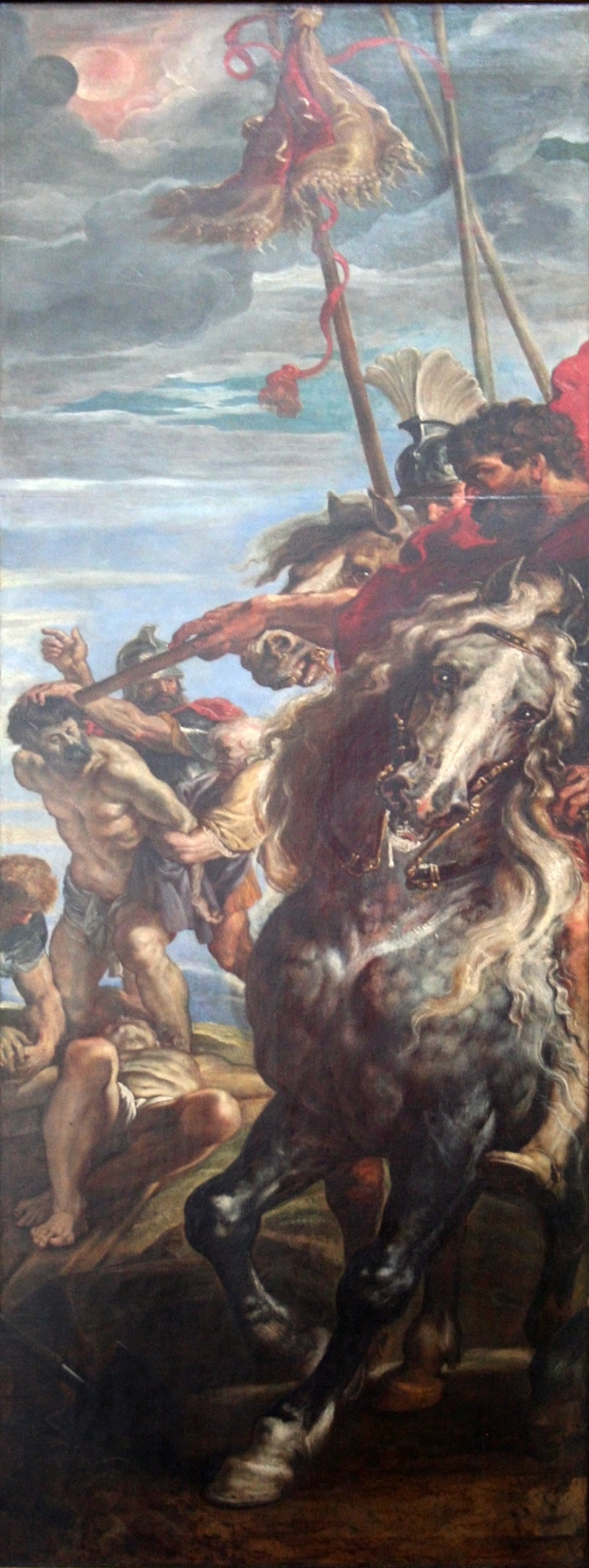 Elevation of the Cross (right panel) - Peter Paul Rubens