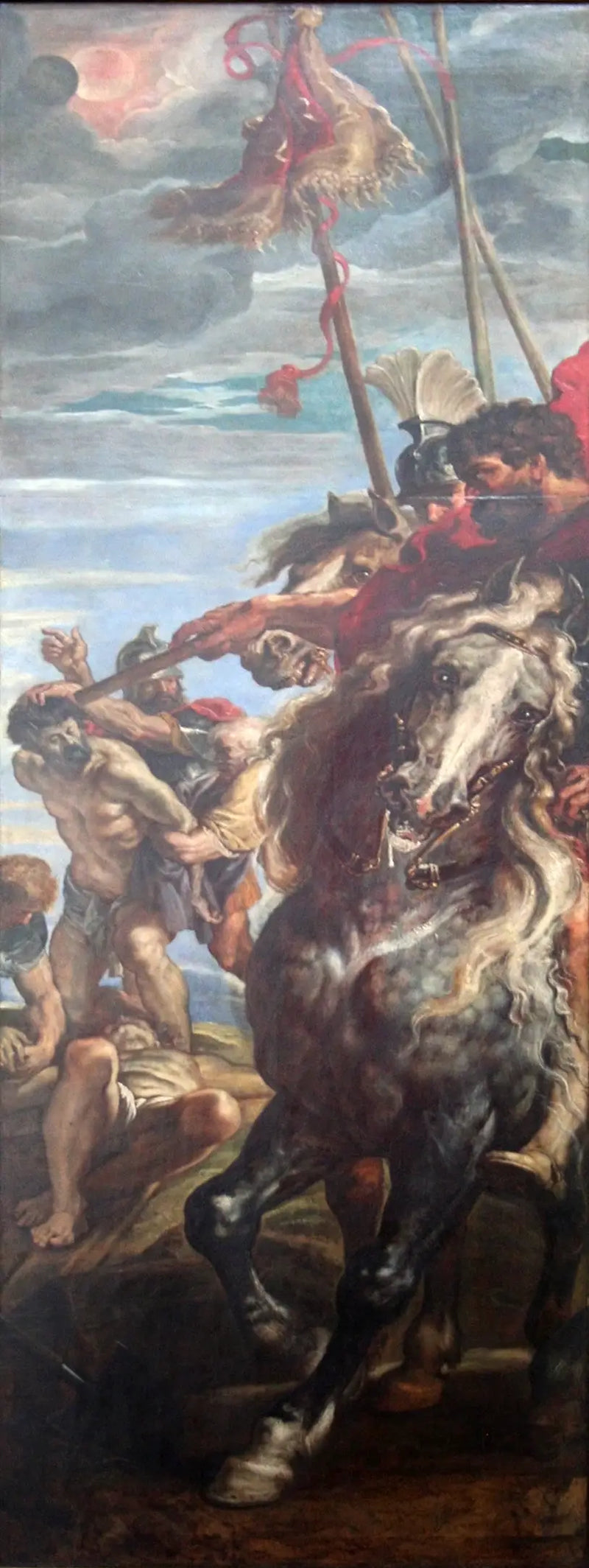Elevation of the Cross (right panel) - Peter Paul Rubens