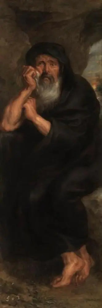 Héraclite le philosophe qui pleure - Peter Paul Rubens - Alpha Reproduction