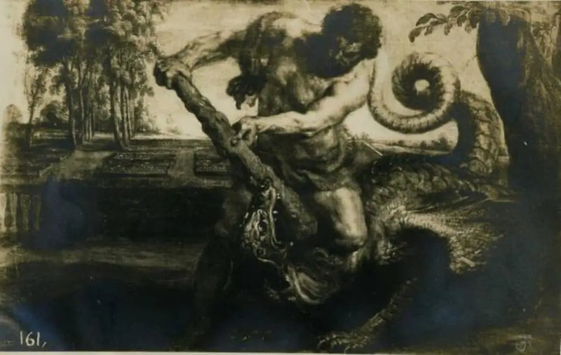 Hercules Killing the Dragon in the Garden of the Hesperides - Peter Paul Rubens