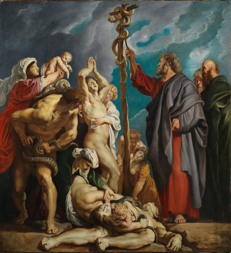 Moses and the Brazen Serpent - Peter Paul Rubens