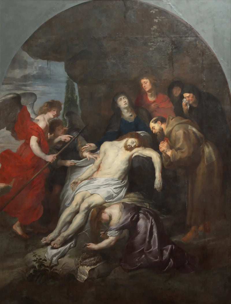 Pietà with Saint Francis - Peter Paul Rubens