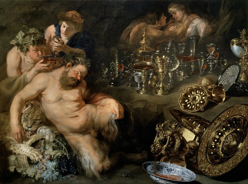 The Drunken Satyr - Peter Paul Rubens