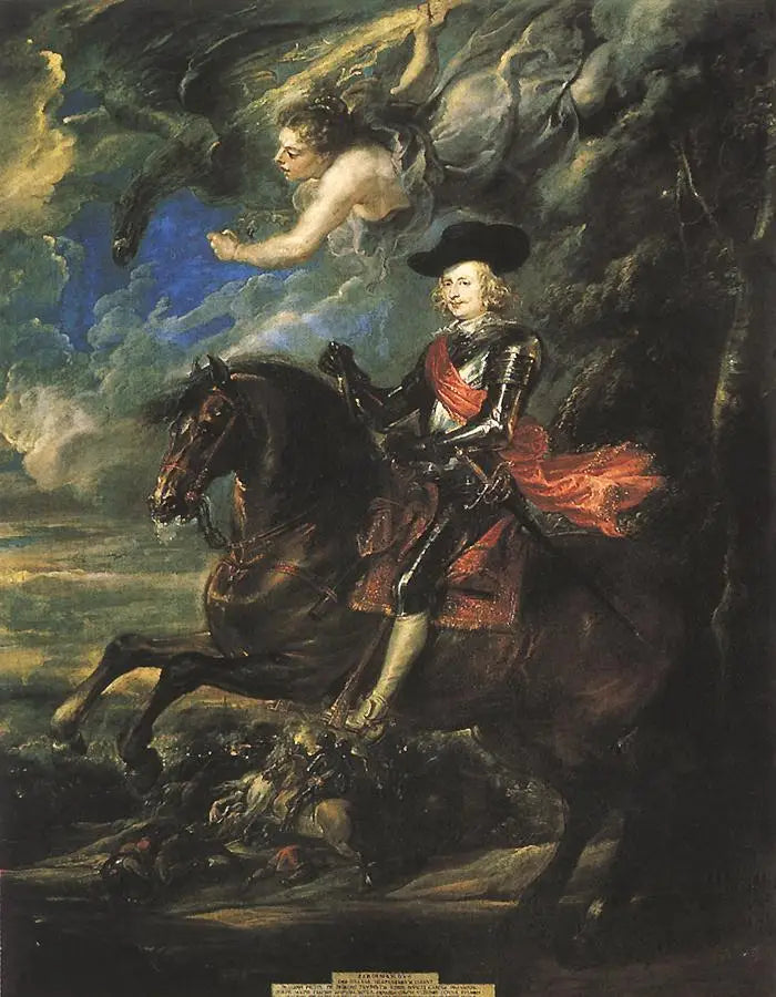 The Cardinal-Infant Don Fernando d'Autriche, at the Battle of Nördlingen - Peter Paul Rubens
