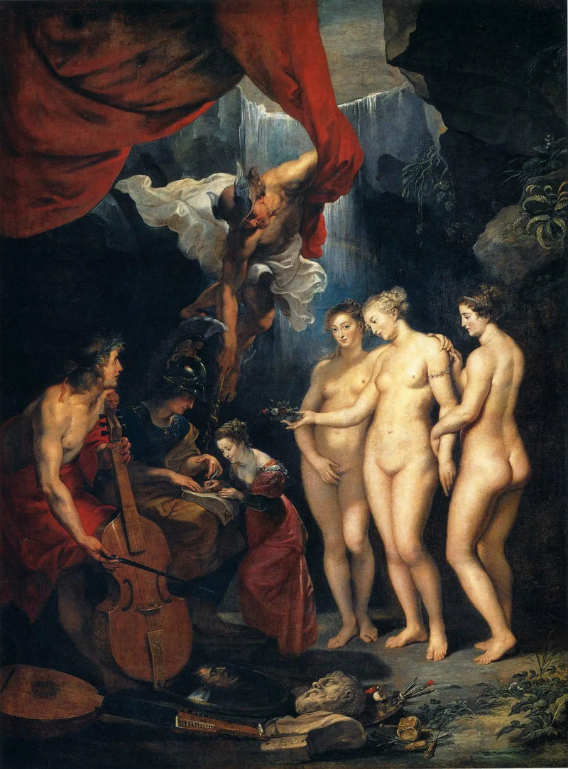 The Education of Marie de Médicis - Peter Paul Rubens