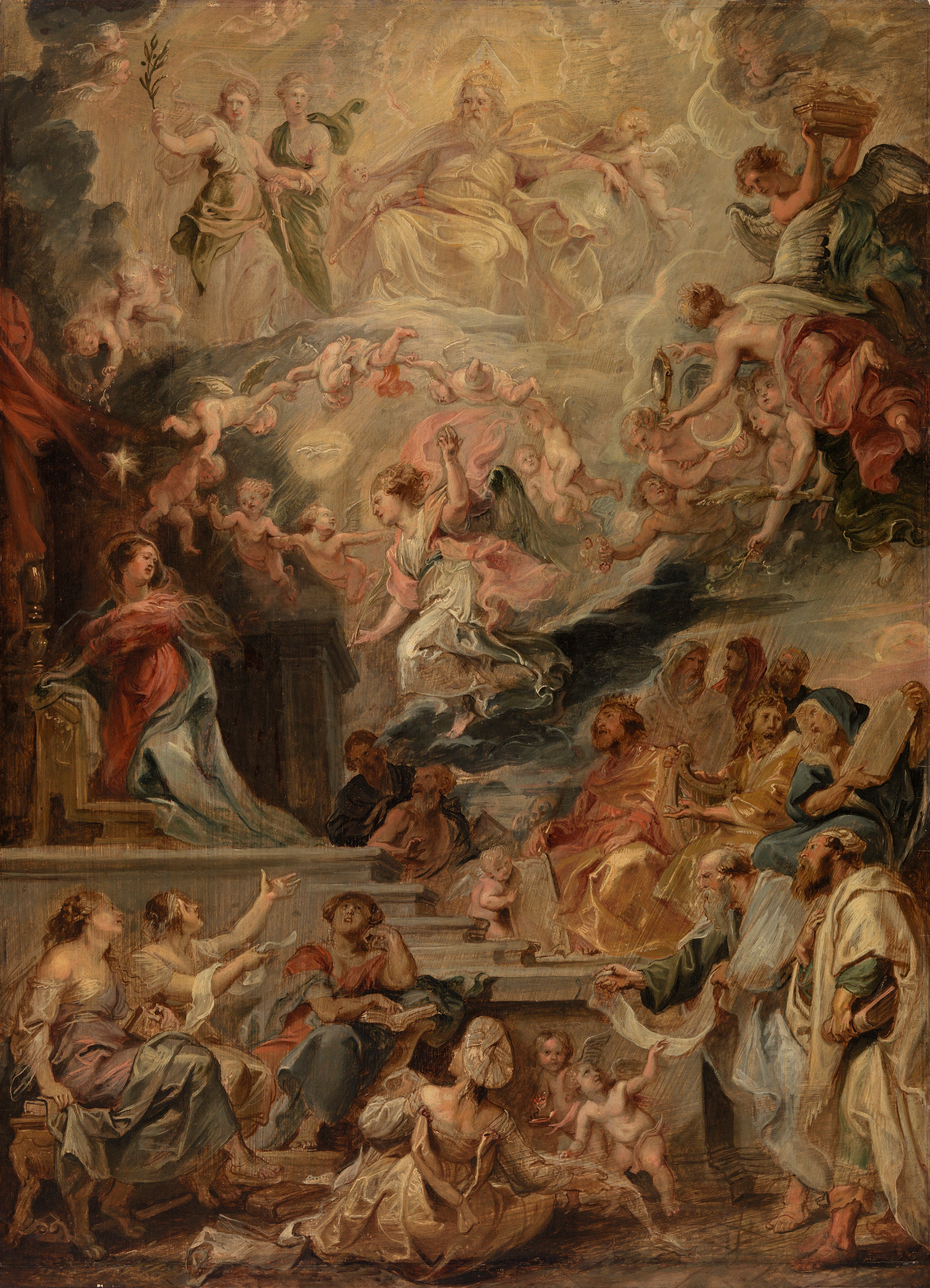 The Incarnation as the Fulfillment of All Prophecies - Peter Paul Rubens