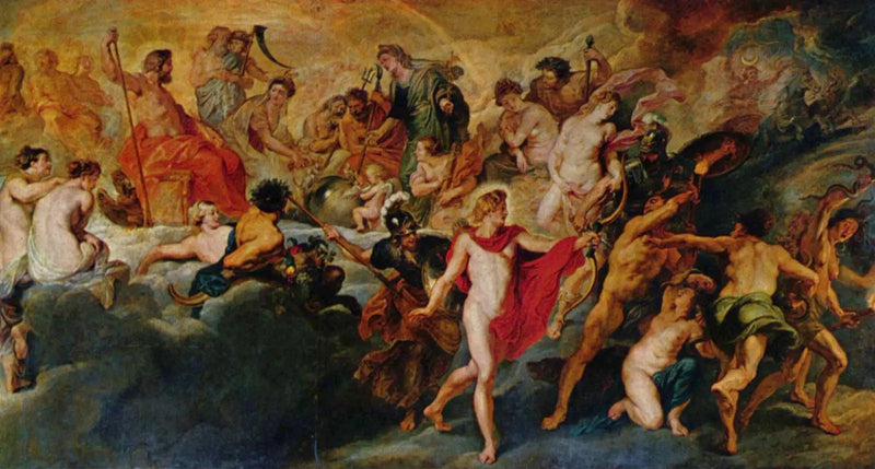 The Council of the Gods - Peter Paul Rubens