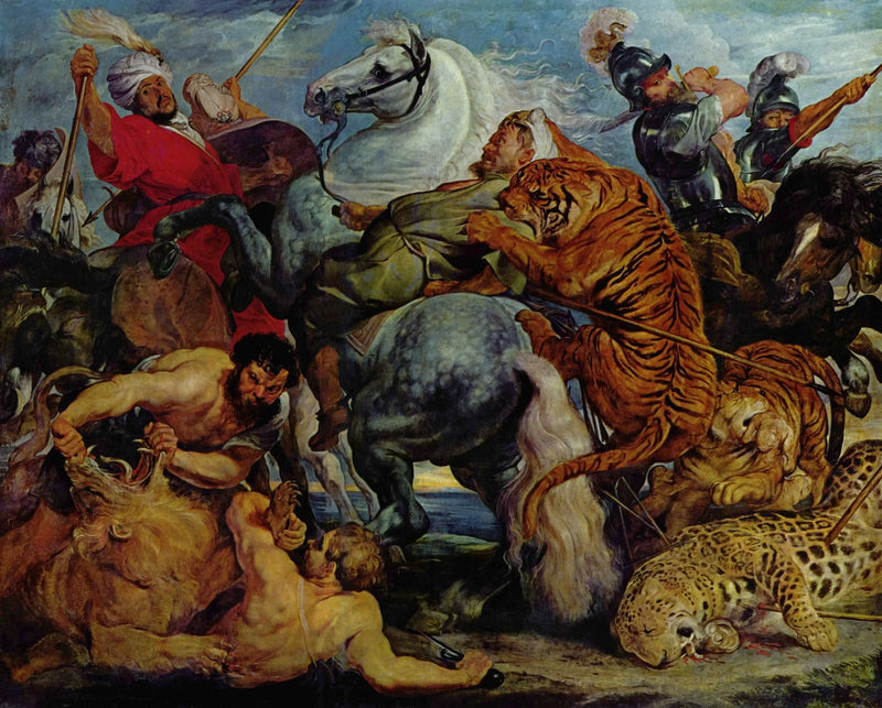 The Tiger Hunt - Peter Paul Rubens