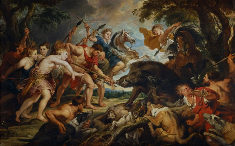 The Hunt of Meleager and Atalanta - Peter Paul Rubens