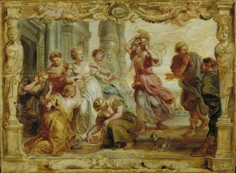 Achilles reconnu parmi les filles de Lycomède - Peter Paul Rubens