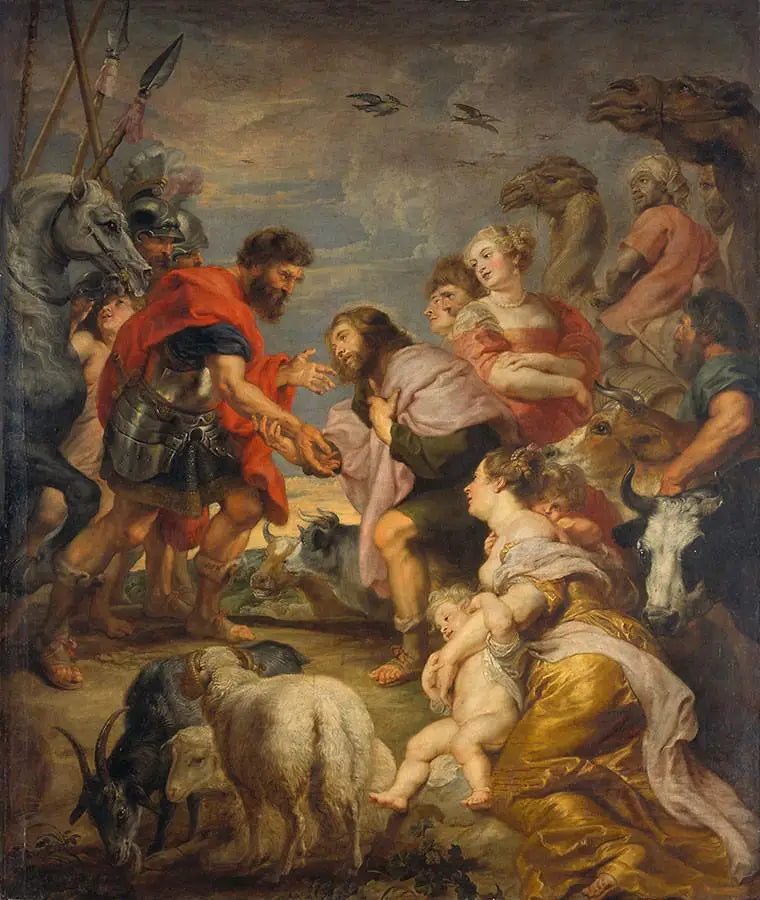 The Reconciliation of Esau and Jacob - Peter Paul Rubens