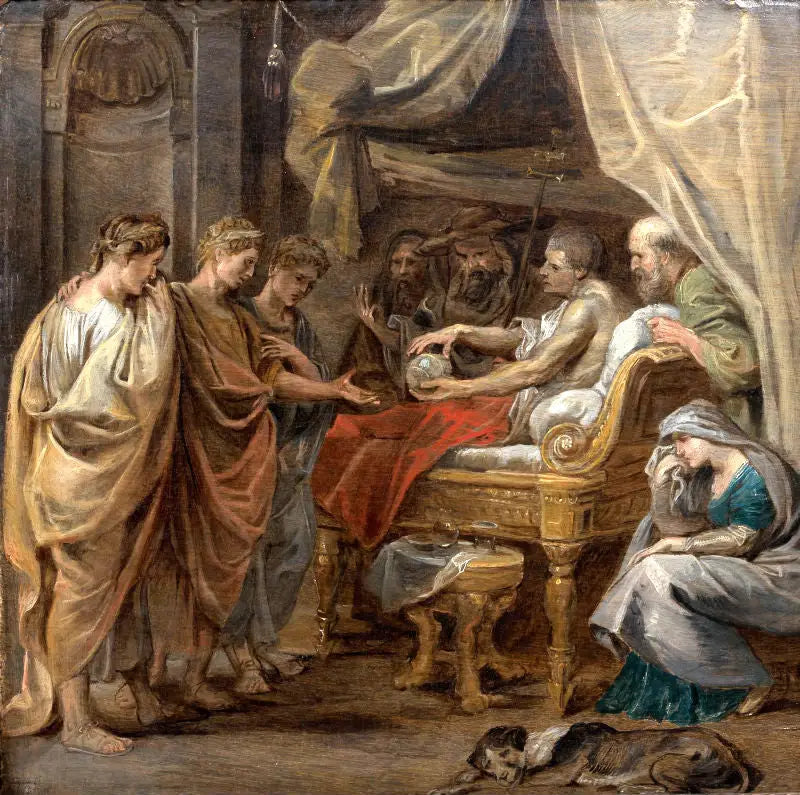 The Death of Constantine the Great - Peter Paul Rubens