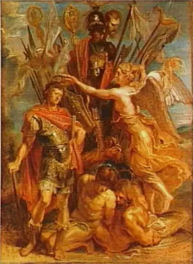 The Trophée Élevé à Constantin - Peter Paul Rubens