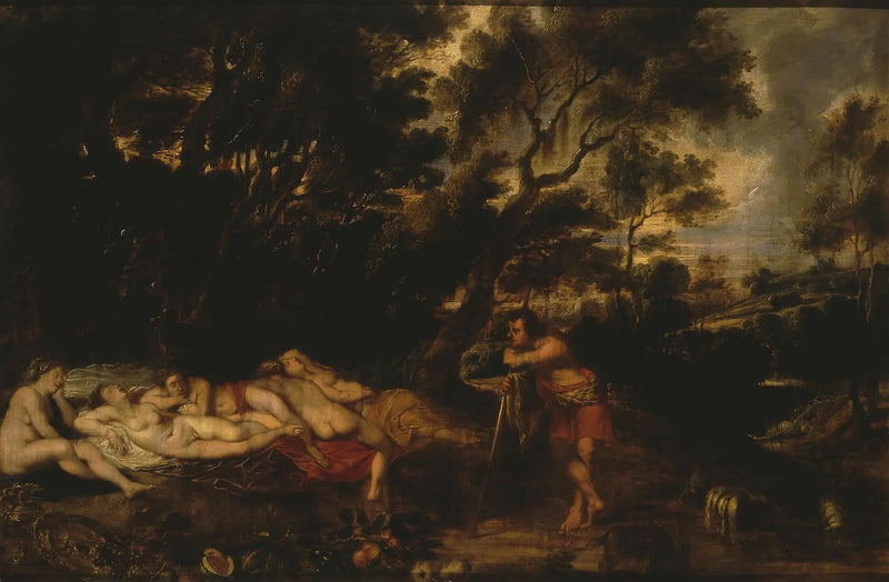 Landscape with Cymon and Iphigenia - Peter Paul Rubens