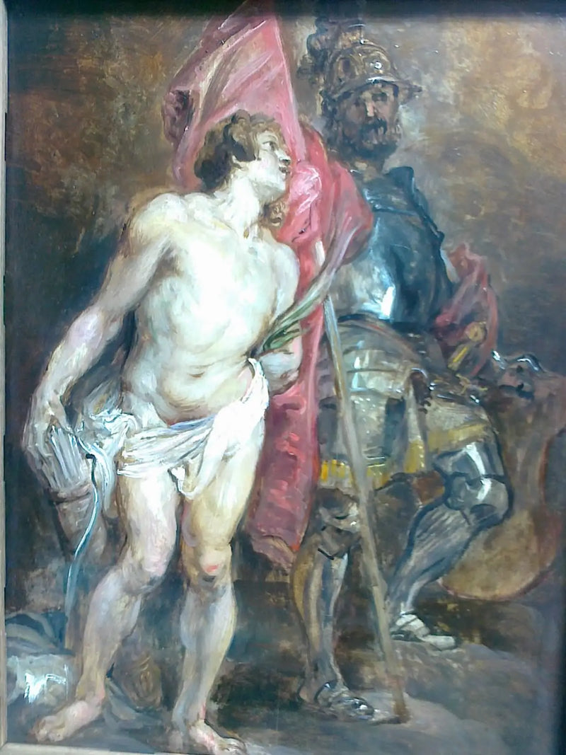 Saint Sebastian and Saint George - Peter Paul Rubens