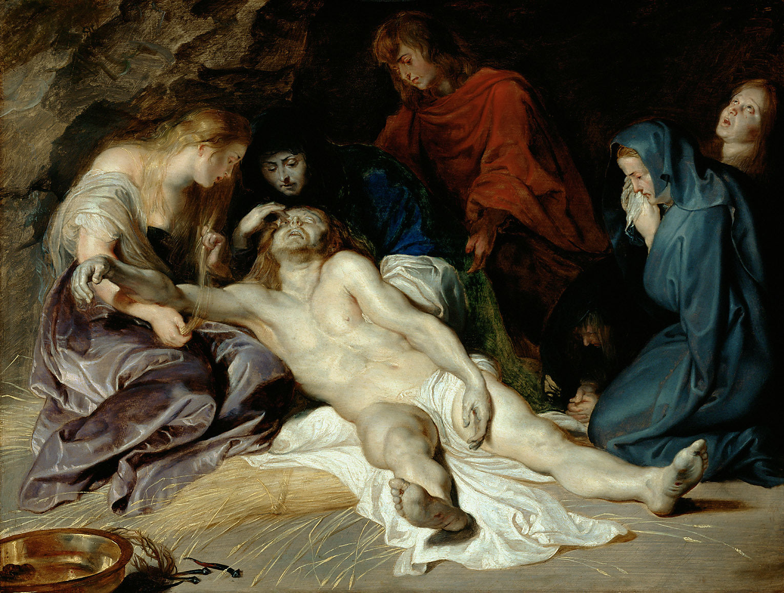 The lamentation over the dead body of Christ. - Peter Paul Rubens