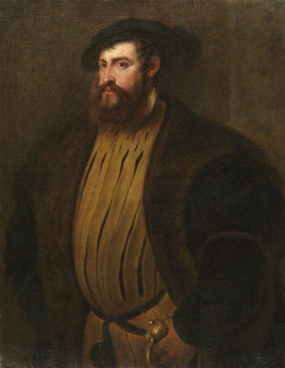 Hernan Cortez (?) (after Titian) - Peter Paul Rubens