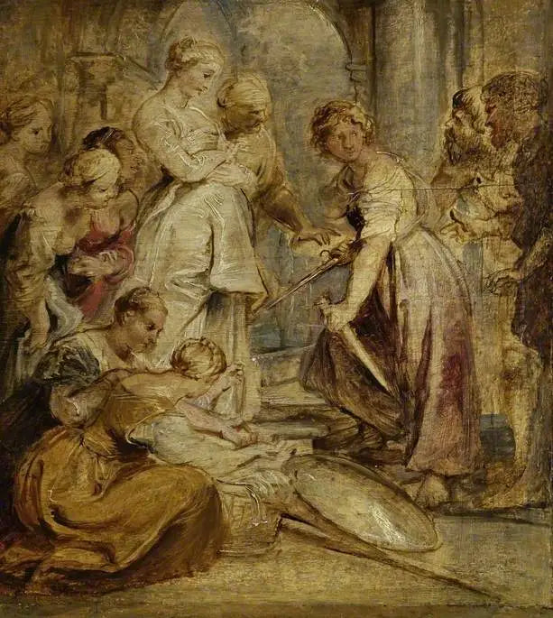 The Discovery of Achilles among the Daughters of Lycomedes - Peter Paul Rubens