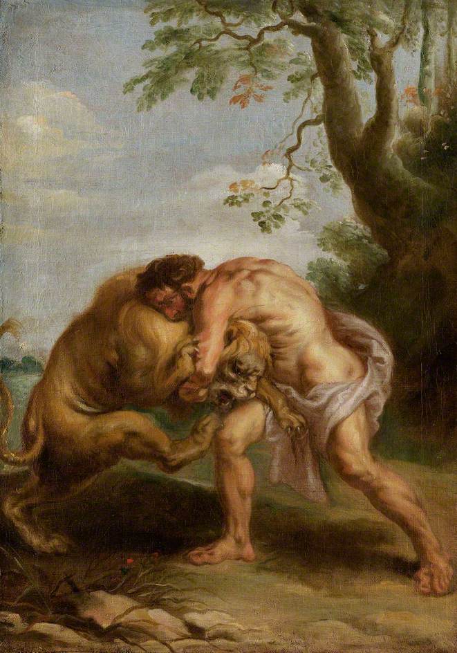 Hercules and the Nemean Lion - Peter Paul Rubens