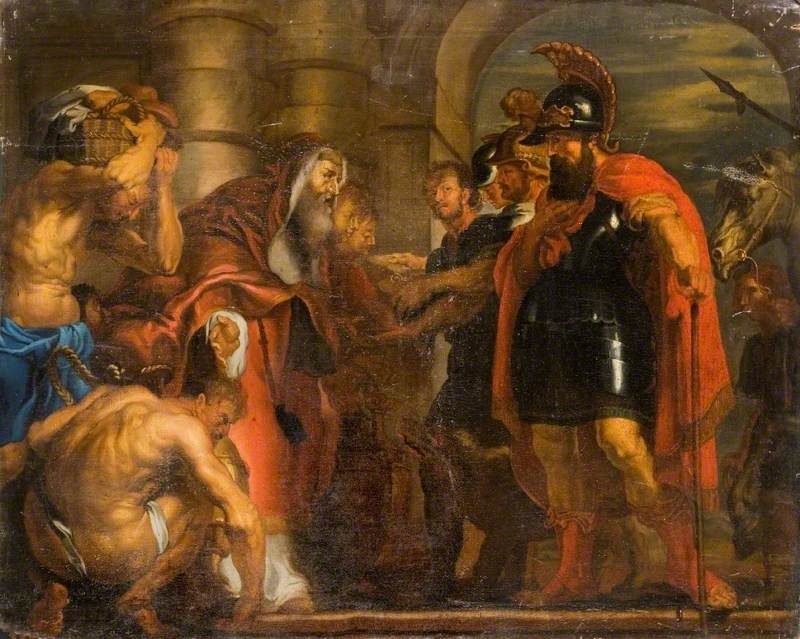 The Meeting of Abraham and Melchizedek - Peter Paul Rubens